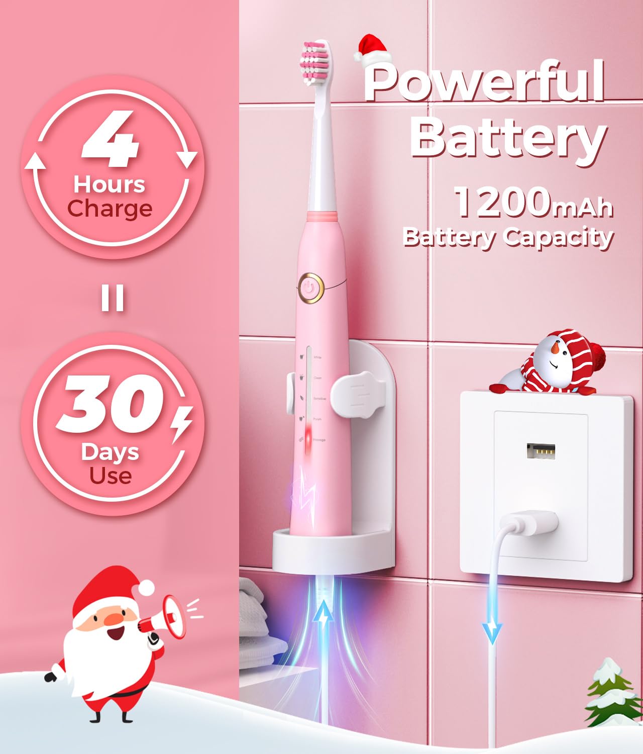 Amazon.com: Sonic Electric Toothbrush for Adults, Power Electric